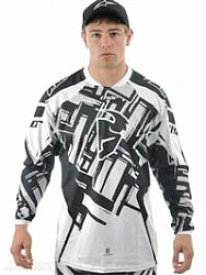 Thor Phase Slab джерси, черно-белый