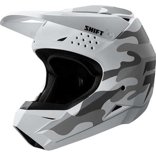 Shift White Camo White шлем кроссовый