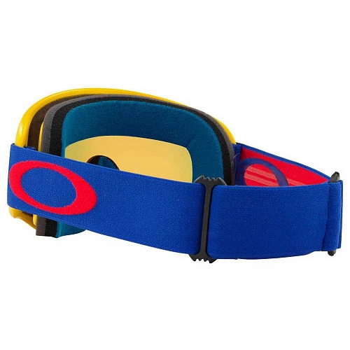 Oakley O-Frame Solid мотоочки, желто-синий, оранжевая линза (OO7029-46)