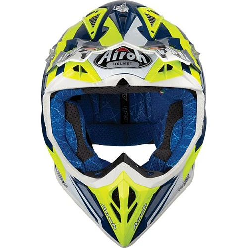 Airoh Aviator 2.3 Bigger Blue шлем внедорожный, синий
