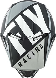 Fly Racing Elite Vigilant шлем кроссовый, черно-серый