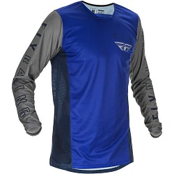 Fly Racing Kinetic K121 2021 джерси, сине-фиолетово-серый