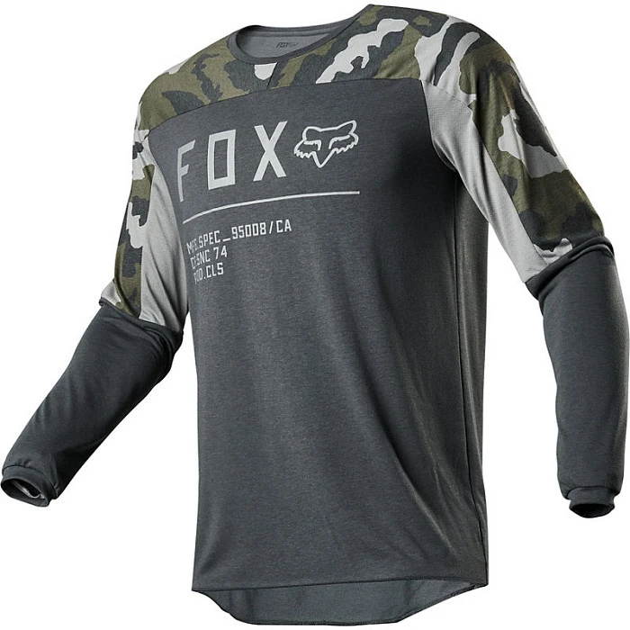 Fox Racing Legion Drirelease Gain джерси, зеленый камуфляж