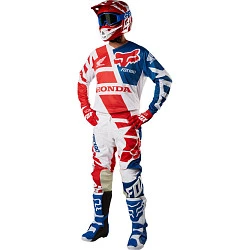 Fox Racing 180 Honda 2018 комплект, бело-красно-синий