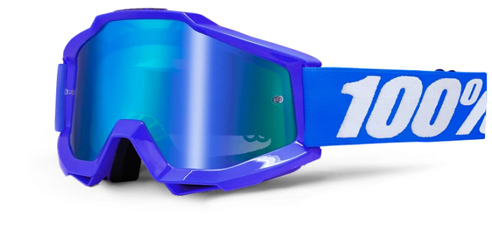 100% Accuri Reflex Blue Mirror Blue Lens мотоочки
