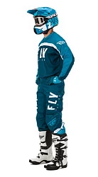 Fly Racing F-16 2020 комплект, сине-бело-голубой