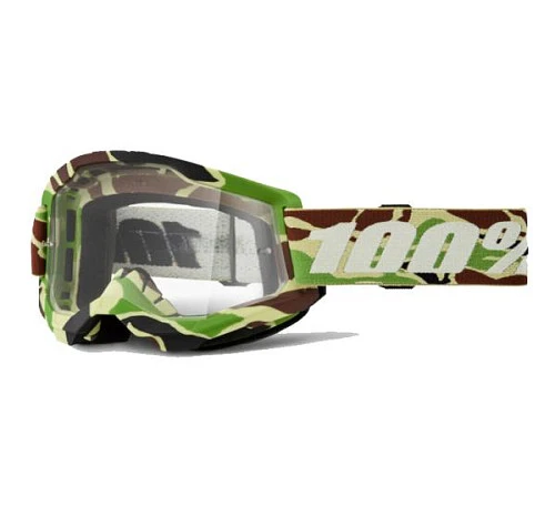100% Strata 2 War Camo / Clear мотоочки