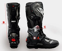 Sidi Atojo Srs Black/Black мотоботы, черный