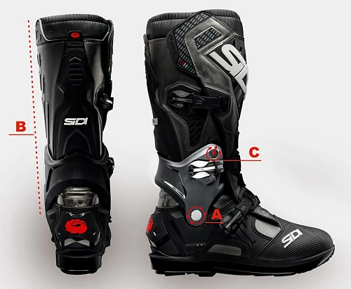 Sidi Atojo Srs Black/Black мотоботы, черный