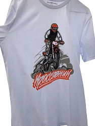 Helmetex футболка "Кроссавчик", белый