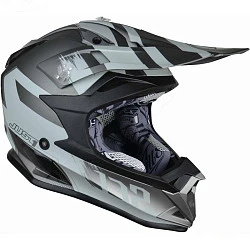 Just1 J32 PRO Kick шлем кроссовый, черно-серый