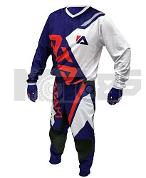 Ataki Impact мотоштаны, сине-красно-белый