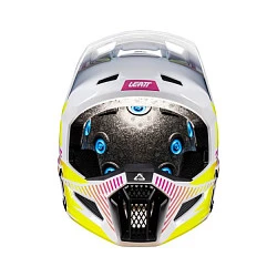 Leatt Kit Moto 3.5 V26 Storm Pink шлем кроссовый + Vizion 3.5 мотоочки