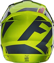 Fox Racing V1 Race 2017 шлем кроссовый, салатово-серый