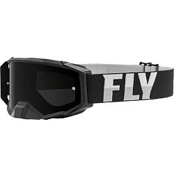 Fly Racing Zone Pro 2022 мотоочки, черно-белый, черная тонированная линза