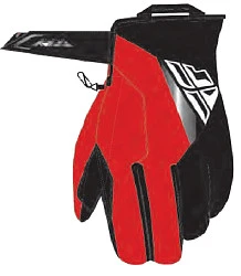 Fly Racing Title 2022 мотоперчатки, черно-красный