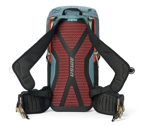USWE Tracker 22L Daypack, S/M, Black/Blue рюкзак, черно-синий