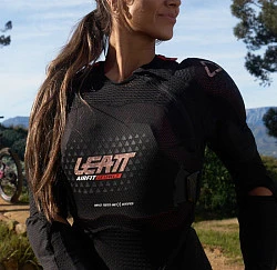 Leatt Body Protector 3DF AirFit Evo Black моточерепаха женская, черный