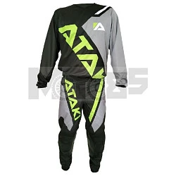 Ataki Impact комплект, черно-серо-салатовый