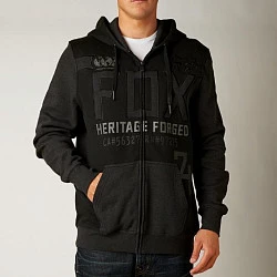 Fox Blockade Zip Fleece толстовка, черный