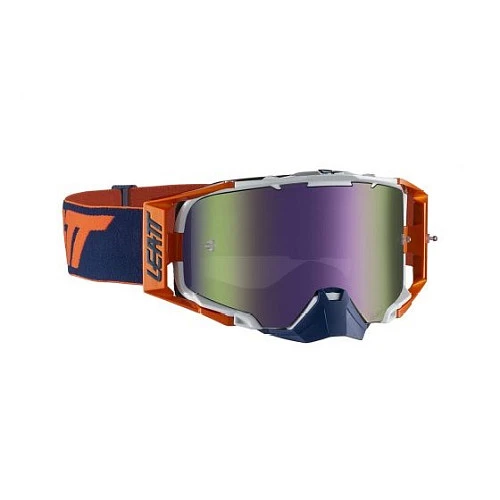 Leatt Velocity 6.5 Iriz Orange/Ink Purple мотоочки, двойная линза