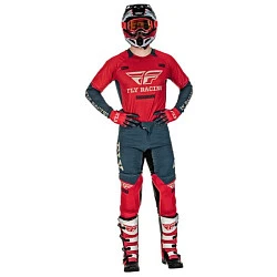 Fly Racing Evolution DST 2022 комплект, красно-серый