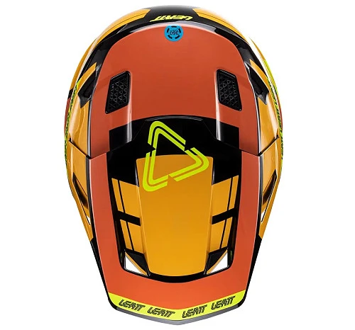 Leatt Kit Moto 7.5 V24 Citrus шлем кроссовый + Velocity 4.5 мотоочки