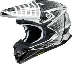 Shoei VFX-WR Blazon TC-6 шлем кроссовый, бело-черный