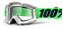 100% Accuri Nova Clear Lens мотоочки, салатовый