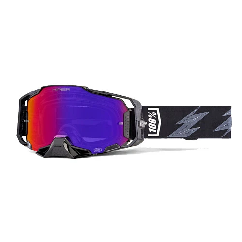 100% Armega Hiper Crenshaw / Mirror Purple Lens мотоочки, фиолетовая зеркальная линза