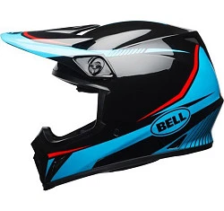 Bell MX-9 Mips Torch шлем кроссовый, черно-сине-красный