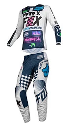 Fox Racing 180 Czar Youth 2019 комплект подростковый, сине-серый