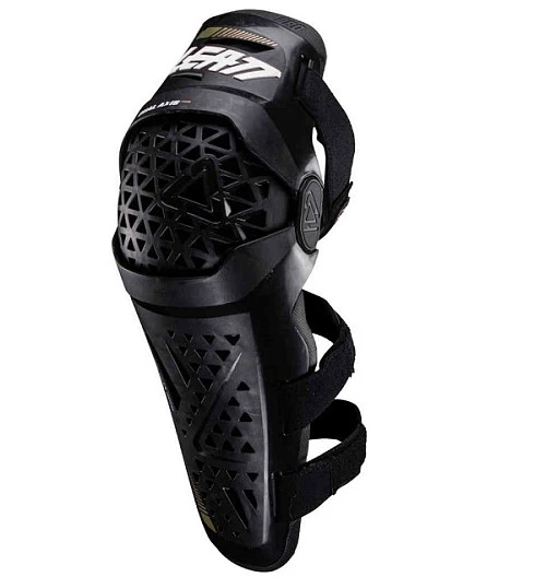 Leatt Dual Axis Pro Black шарнирные наколенники, черный