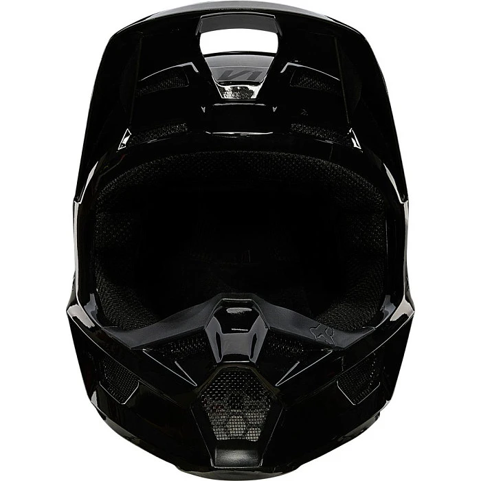 Fox Racing V1 Plaic 2022 Black шлем кроссовый