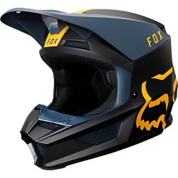 Fox Racing V1 Mata 2019 шлем кроссовый, черно-желтый