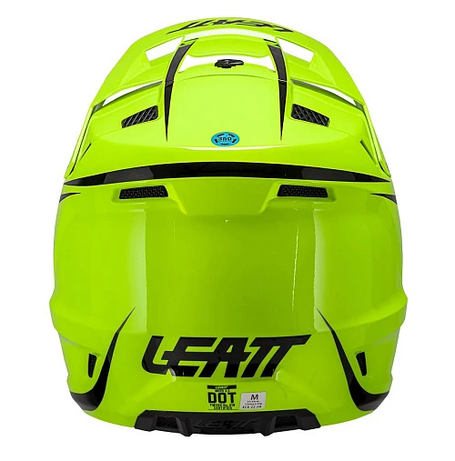 Leatt Kit Moto 3.5 Jr V26 Neon Yellow шлем подростковый + Vizion 2.5s мотоочки, желтый