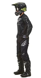 Fly Racing Lite Hydrogen 2020 комплект, черно-белый