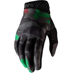 100% Ridefit Black Camo мотоперчатки