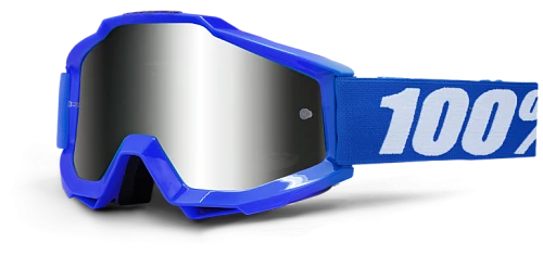 100% Accuri Sand Reflex Blue Grey Smoke Lens мотоочки