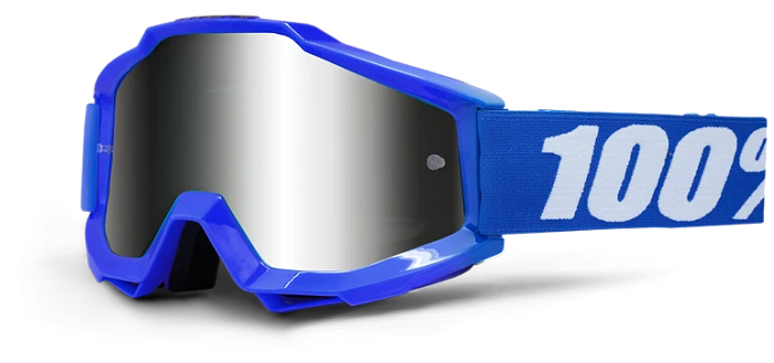 100% Accuri Sand Reflex Blue Grey Smoke Lens мотоочки