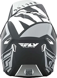 Fly Racing Elite Vigilant шлем кроссовый, черно-серый