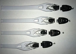 Fox Comp 5/5Y/3Y Buckle/Strap Kit стрепы к мотоботам с застежками, белый (4 шт.)