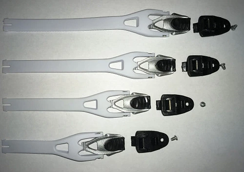 Fox Comp 5/5Y/3Y Buckle/Strap Kit стрепы к мотоботам с застежками, белый (4 шт.)