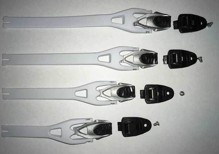 Fox Comp 5/5Y/3Y Buckle/Strap Kit стрепы к мотоботам с застежками, белый (4 шт.)
