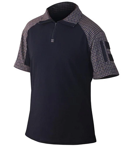 Phoenix Scout рубашка с коротким рукавом в мелкую клетку, коричневый