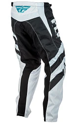 Fly Racing F-16 2018 мотоштаны, бело-черный