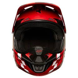 Fox Racing V1 Sayak 2018 Youth шлем подростковый, черно-красный