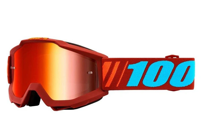 100% Accuri Dauphine Mirror Red Lens мотоочки
