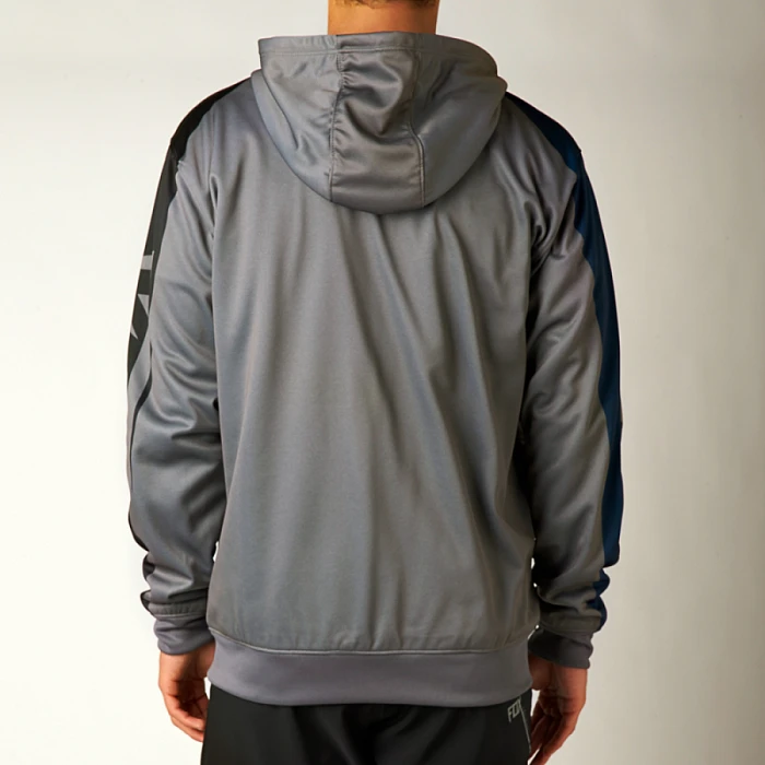 Fox Race Zip Fleece толстовка, серо-синий
