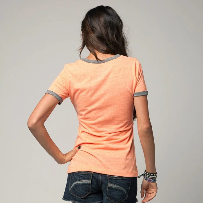 Fox Girls Wild Ride Crew Neck Tee футболка женская, оранжевый